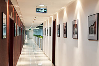 公司文化墙走廊(图1)